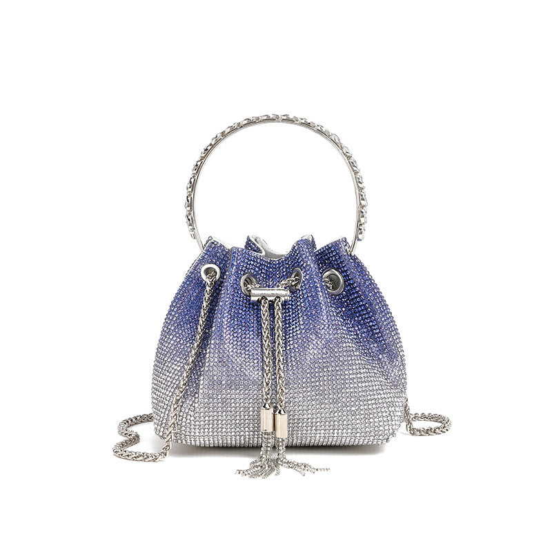 Wholesale Rhinestone Acrylic Fashion Diamond-encrusted High-end Evening Handbag Chain Bag Shoulder Bag